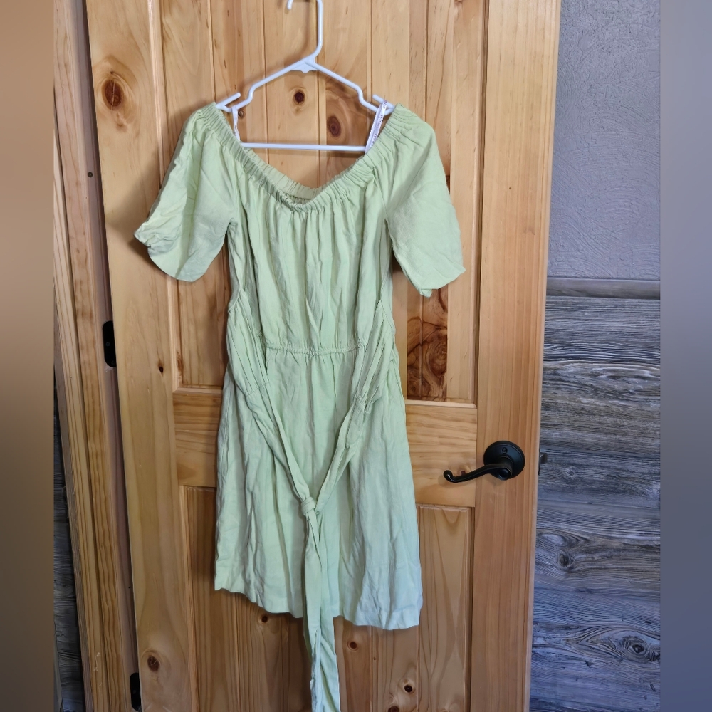 NWT Guess Eco Faith Off The Shoulder Mini Dress Size M